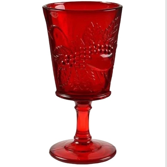 L. G. Wright Strawberry and Currant Ruby Glass Vintage - Picture 7 of 7